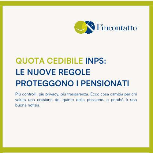 Quota cedibile INPS: cosa cambia dal 1° novembre